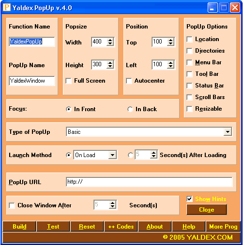 Yaldex PopUp 4.0 icon